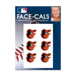 Baltimore Orioles Tattoo Face Cals Special Order