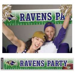 Baltimore Ravens Banner 12x65 Party Style