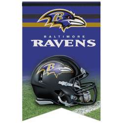 Baltimore Ravens Banner 17x26 Pennant Style Premium Felt