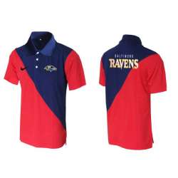 Baltimore Ravens Printed Team Logo 2015 Nike Polo Shirt (2)