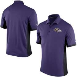 Baltimore Ravens Team Logo Purple Polo Shirt