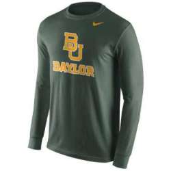 Baylor Bears Nike Cotton Logo Long Sleeve WEM T-Shirt - Green