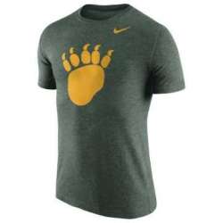 Baylor Bears Nike Logo Plus Tri-Blend WEM T-Shirt - Heather Green