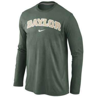 Baylor Bears Nike Wordmark Long Sleeve WEM T-Shirt - Green