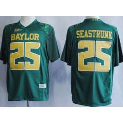 Baylor Bears #25 Lache Seastrunk 2013 Green Jerseys