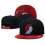 Blazers Team Logo Black Red Adjustable Hat GS