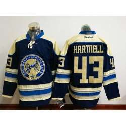Blue Jackets #43 Scott Hartnell Navy Blue Alternate Stitched NHL Jersey