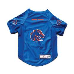 Boise State Broncos Pet Jersey Stretch Size L - Special Order