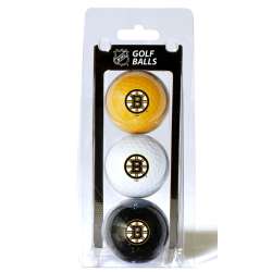 Boston Bruins 3 Pack of Golf Balls