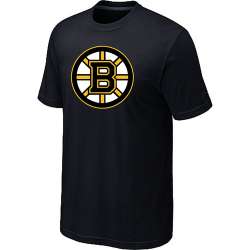 Boston Bruins Big & Tall Logo Black T-Shirt