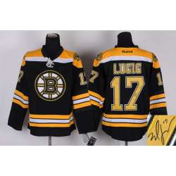 Boston Bruins #17 Lucic Black Signature Edition Jerseys