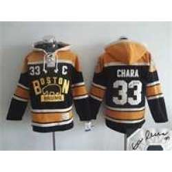 Boston Bruins #33 Zdeno Chara New Black Stitched Signature Edition Hoodie