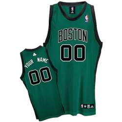 Boston Celtics Customized green black number Alternate Jerseys