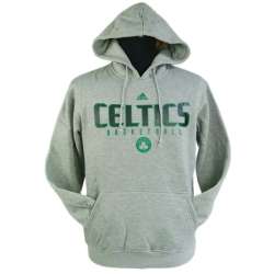 Boston Celtics Team Logo Gray Pullover Hoody