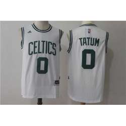 Boston Celtics #0 Jayson Tatum White Swingman Jersey