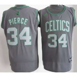 Boston Celtics #34 Paul Pierce Gray Shadow Jerseys