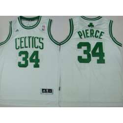 Boston Celtics #34 Paul Pierce Revolution 30 Swingman White Jerseys