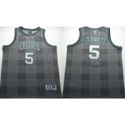 Boston Celtics #5 Kevin Garnett Black Rhythm Fashion Jerseys
