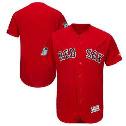 Boston Red Sox Blank Red 2017 Spring Training Flexbase Collection Stitched Jersey