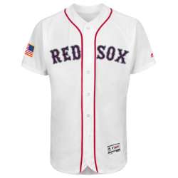 Boston Red Sox Blank White 2016 Fashion Stars & Stripes Flexbase Stitched Baseball Jersey Jiasu