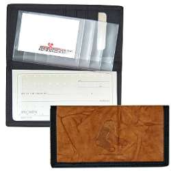 Boston Red Sox Checkbook Cover Leather/Nylon Embossed CO