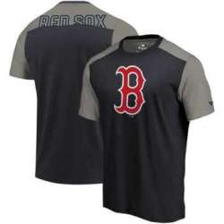 Boston Red Sox Fanatics Branded Big & Tall Iconic T-Shirt - Navy Gray