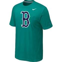 Boston Red Sox Heathered Nike Green Blended T-Shirt