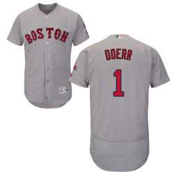 Boston Red Sox #1 Bobby Doerr Gray Flexbase Stitched Jersey DingZhi