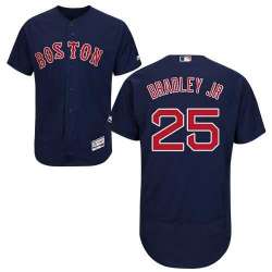 Boston Red Sox #25 Jackie Bradley Jr Navy Flexbase Stitched Jersey DingZhi