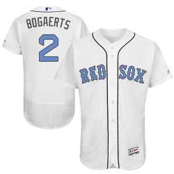 Boston Red Sox #2 Xander Bogaerts White Father's Day Flexbase Stitched Jersey DingZhi