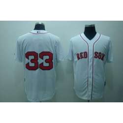 Boston Red Sox #33 Varitek white cool base Jerseys