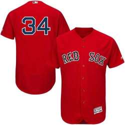 Boston Red Sox #34 David Ortiz Red Flexbase Stitched Jersey DingZhi