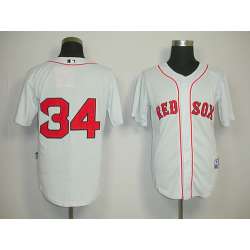 Boston Red Sox #34 David Ortiz white Jerseys