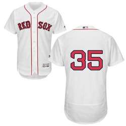 Boston Red Sox #35 Steven Wright White Flexbase Stitched Jersey DingZhi