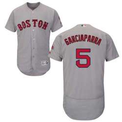 Boston Red Sox #5 Nomar Garciaparra Gray Flexbase Stitched Jersey DingZhi