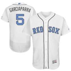 Boston Red Sox #5 Nomar Garciaparra White Father's Day Flexbase Stitched Jersey DingZhi