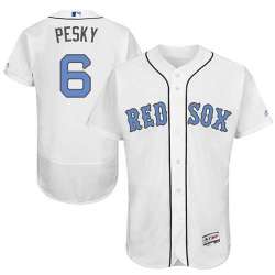 Boston Red Sox #6 Johnny Pesky White Father's Day Flexbase Stitched Jersey DingZhi