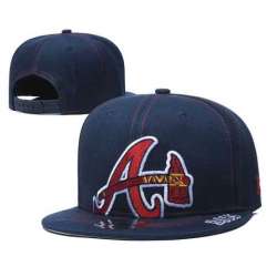 Braves Team Logo Navy Adjustable Hat GS