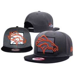 Broncos Reflective Logo Dark Gray Adjustbale Hat GS