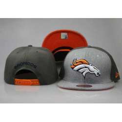 Broncos Team Logo Gray Adjustable Hat LTMY