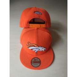 Broncos Team Logo Orange Adjustable Hat LTMY