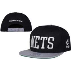 Brooklyn Nets NBA Snapback Stitched Hats LTMY (7)