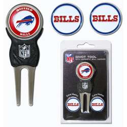 Buffalo Bills Golf Divot Tool with 3 Markers - Special Order
