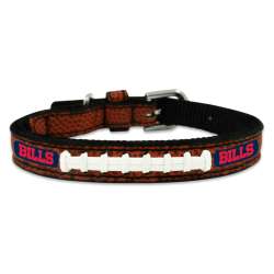 Buffalo Bills Pet Collar Leather Size Toy CO