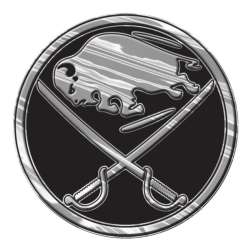 Buffalo Sabres Auto Emblem - Silver - Special Order
