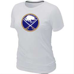 Buffalo Sabres Big & Tall Women's Logo White T-Shirt