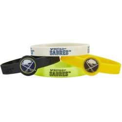 Buffalo Sabres Bracelets - 4 Pack Silicone - Special Order