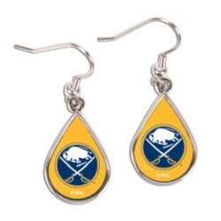 Buffalo Sabres Earrings Tear Drop Style - Special Order