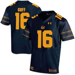 California Golden Bears 16 Jared Goff Navy College Football Jersey DingZhi