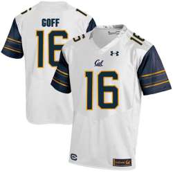 California Golden Bears 16 Jared Goff White College Football Jersey DingZhi